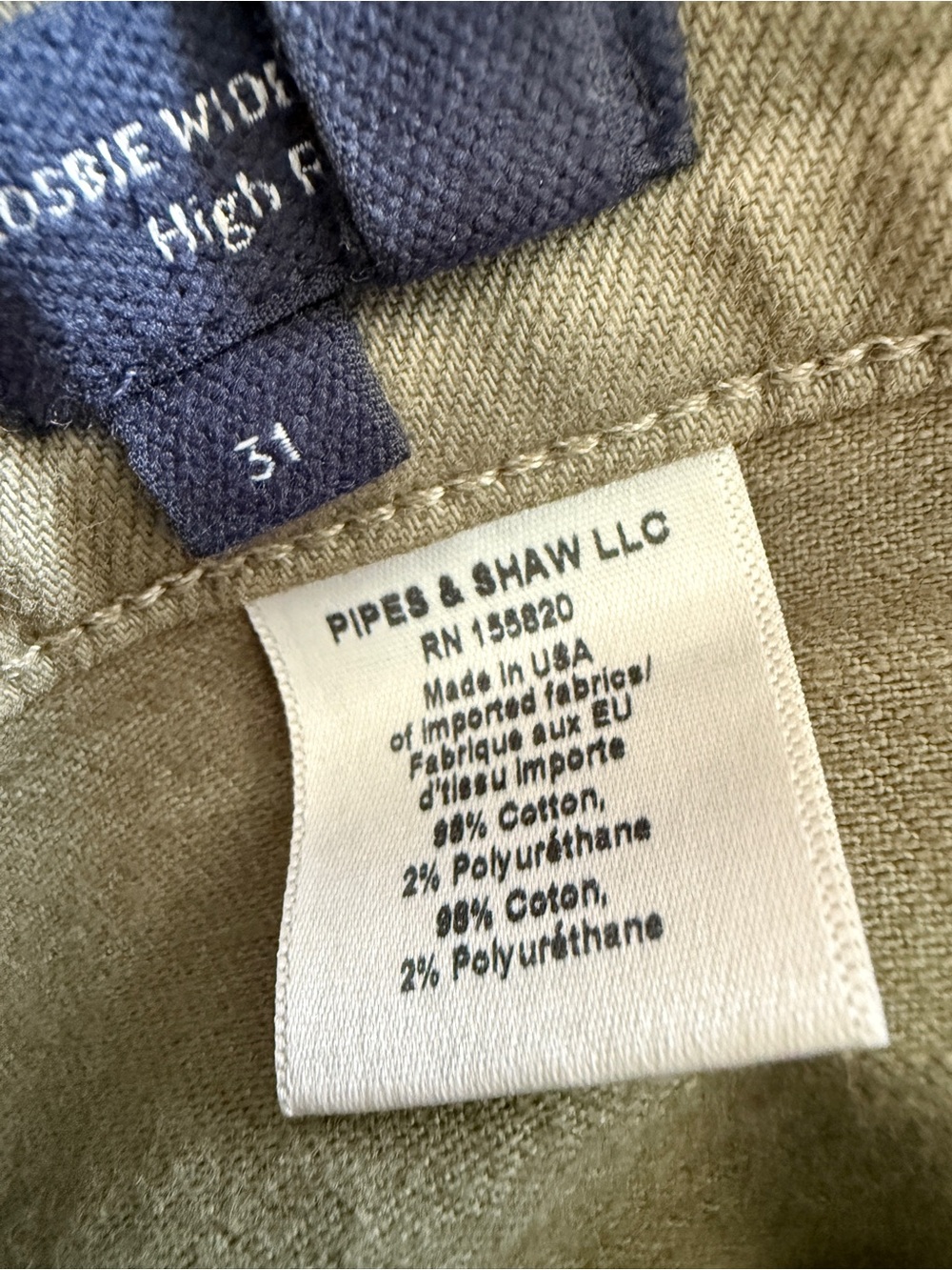 Like New! Veronica Beard Crosbie High Waist Crop Wide Leg Green Jeans Size 31/12 - Picture 9 of 12